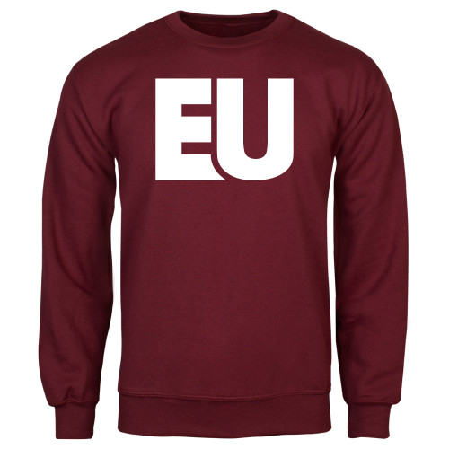  Maroon Fleece Crew - EU