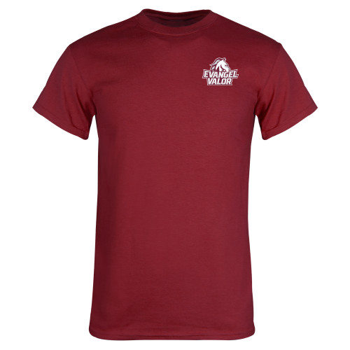  Cardinal T Shirt - Evangel Valor Horse Lockup
