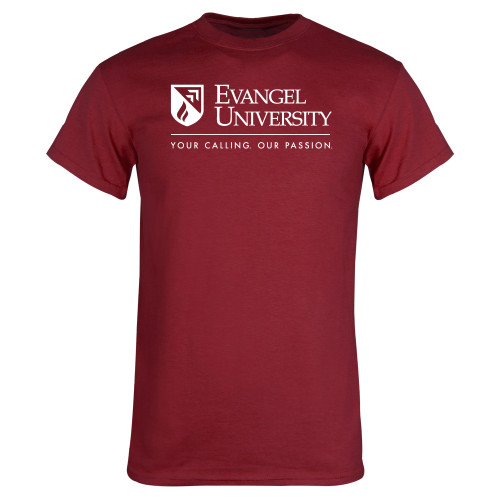  Cardinal T Shirt - Evangel University with Tagline