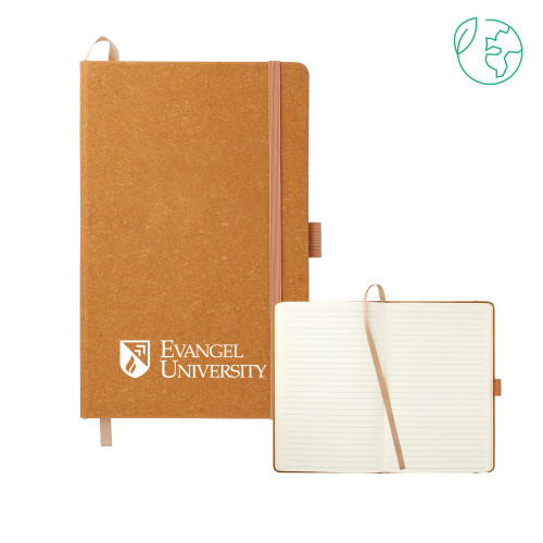  5.5 x 8.5 Natural FSC Mix Recycled Leather Bound Journal - EU