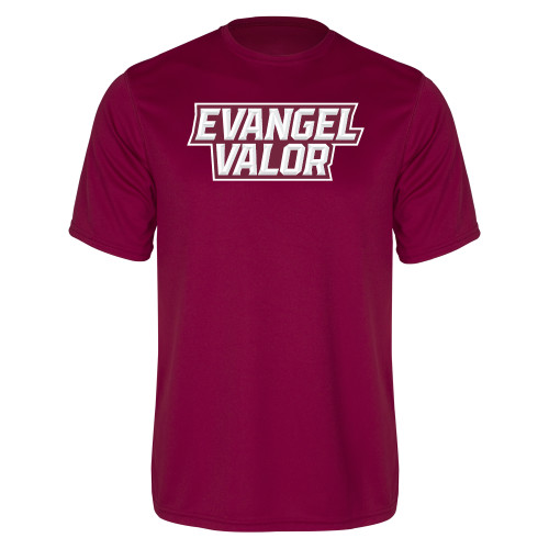  Maroon Performance Tee - Evangel Valor