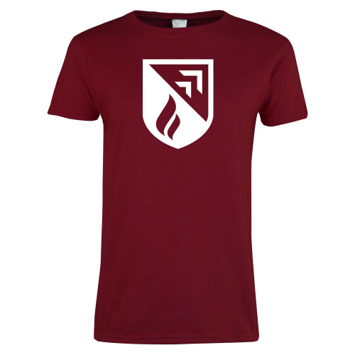  Next Level Womens Cardinal Short Sleeve Tee - Shield