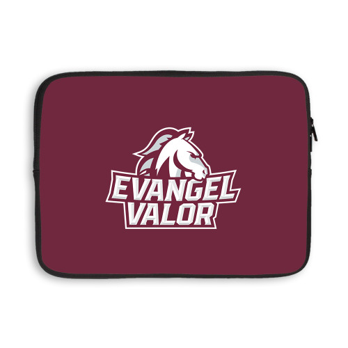  13 inch Neoprene Laptop Sleeve - Evangel Valor Horse Lockup