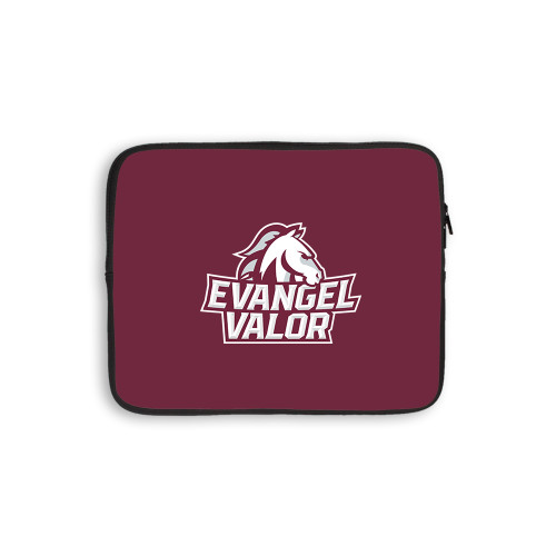  10 inch Neoprene iPad/Tablet Sleeve - Evangel Valor Horse Lockup