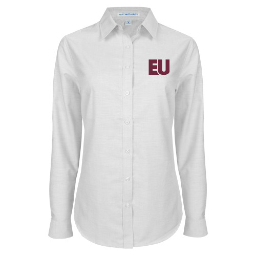  Womens White Oxford Shirt - EU EMB