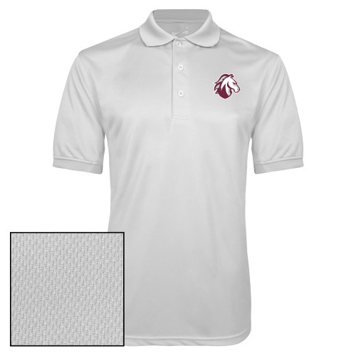  White Dry Mesh Polo - Evangel Valor Horse