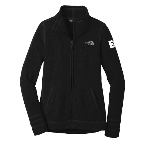  The North Face Womens Black Heather Fleece Jacket - EU EMB