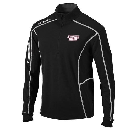 Columbia Black Omni Wick Shotgun 1/4 Zip - Evangel Valor EMB