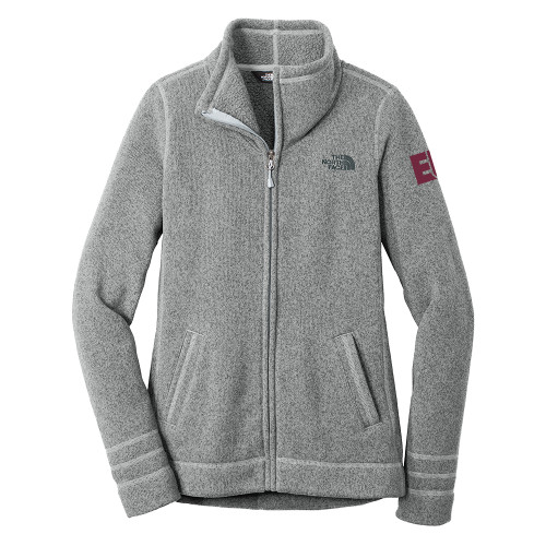  The North Face Womens Grey Heather Fleece Jacket - EU EMB