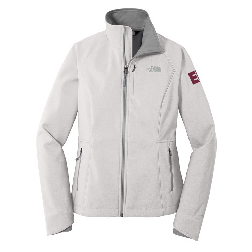  The North Face Womens Light Grey Heather Apex Barrier Softshell Jacket - EU EMB