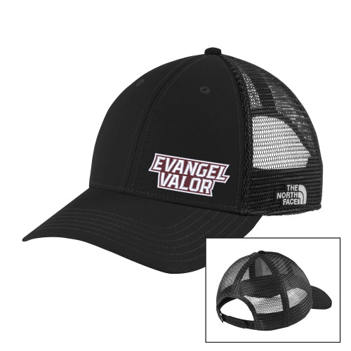  The North Face Black/Black Ultimate Trucker Hat - Evangel Valor EMB