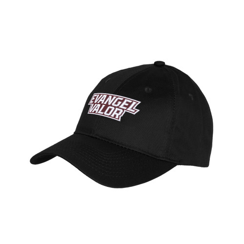  Youth Black Pro Style Hat - Evangel Valor EMB