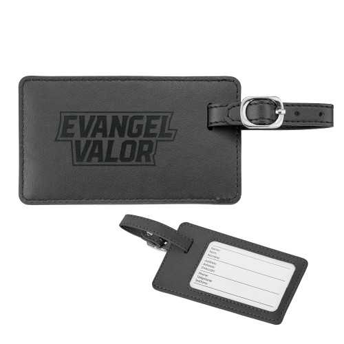  Neoskin Black Luggage Tag - Evangel Valor LIGHT Engraved
