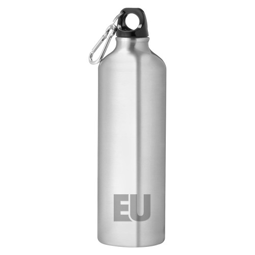  Venture Aluminum Silver Bike Bottle 26oz - EU Engraved