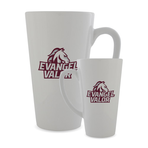  Full Color Latte Mug 17oz - Evangel Valor Horse Lockup