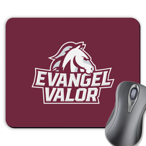  Full Color Mousepad - Evangel Valor Horse Lockup