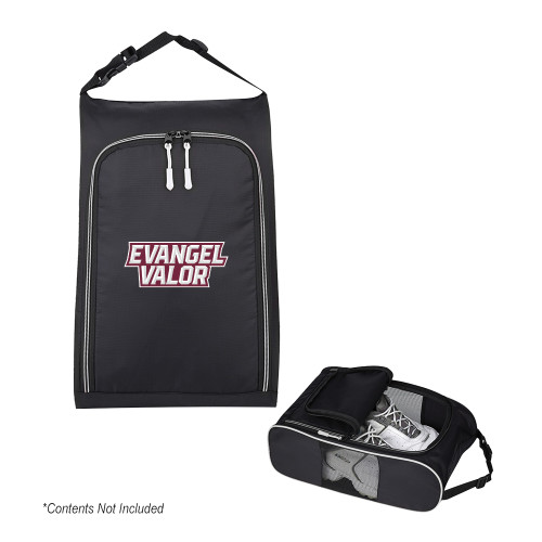  Crosstown Side Mesh Black Shoe Bag - Evangel Valor EMB