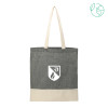 Thumbnail image for  Split Recycled Black Cotton Twill Convention Tote
