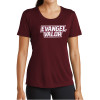Thumbnail image for  Womens Maroon Performance Short Sleeve Tee