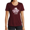Thumbnail image for  Womens Maroon Performance Short Sleeve Tee