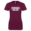 Thumbnail image for  Next Level Womens Maroon Boyfriend Tee