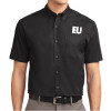 Thumbnail image for  Black Twill Button Down Short Sleeve