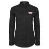Thumbnail image for  Womens Black Twill Button Down Long Sleeve 