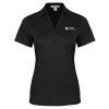 Thumbnail image for  Womens Black Performance Fine Jacquard Polo