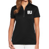 Thumbnail image for  Callaway Womens Black Tulip Sleeve Zip Polo