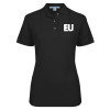 Thumbnail image for  Womens Silk Touch Black Pique Polo