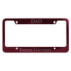 Thumbnail image for  Dad Metal Maroon License Plate Frame