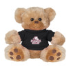 Thumbnail image for  Plush Big Paw 8 1/2 inch Brown Bear w/Black Shirt