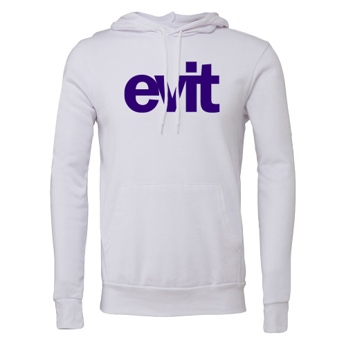 EVIT Bella + Canvas White Fleece Hood
