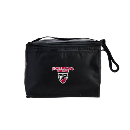  Six Pack Black Cooler - Official Logo