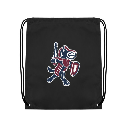  Black Drawstring Backpack - Fairleigh Knightro