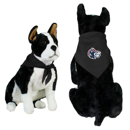  Black Pet Bandana - Fairleigh Knightro Head