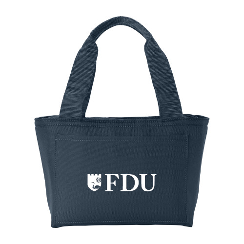  Insulated Navy Lunch Tote - FDU University Signature