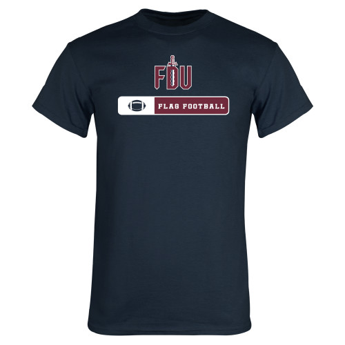  Navy T Shirt - FDU Flag Football