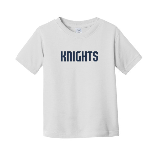  Toddler White T Shirt - Fairleigh Knights Wordmark