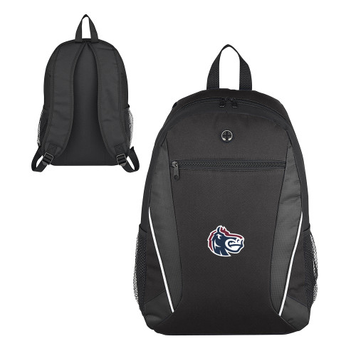  Homerun Black Computer Backpack - Fairleigh Knightro Head