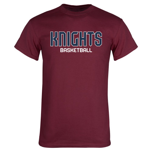  Maroon T Shirt - FDU Knights Basketball