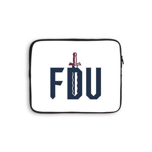  10 inch Neoprene iPad/Tablet Sleeve - FDU with Sword