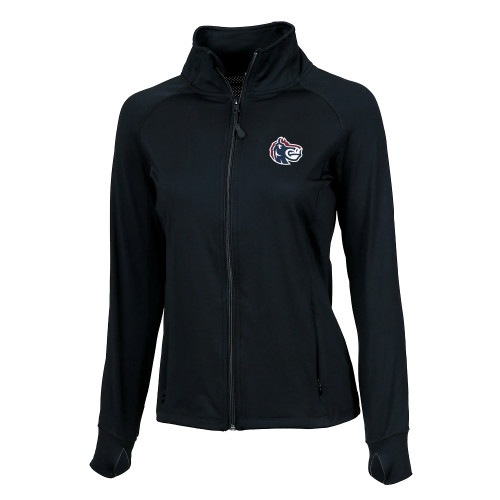  Boxercraft Womens Black Studio Jacket - Fairleigh Knightro Head