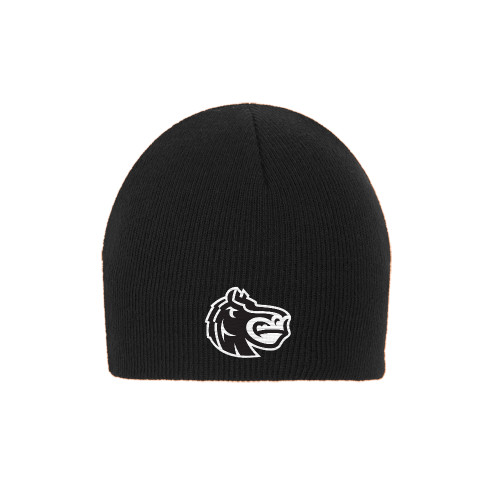  Black Knit Beanie - Fairleigh Knightro Head