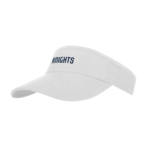  White Visor - Fairleigh Knights Wordmark