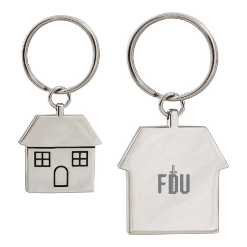  Silver House Key Holder - FDU with Sword Engraved