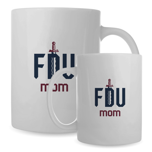  Full Color White Mug 15oz - FDU Mom