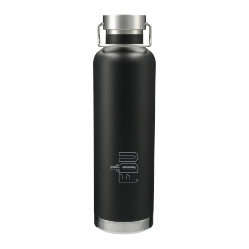  Thor Copper Vacuum Insulated Black Bottle 32oz - FDU with Sword Reversed Engraved