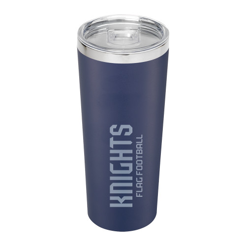  Thor Vacuum Insulated Navy Tumbler 22oz - FDU Knights Flag FootballEngraved