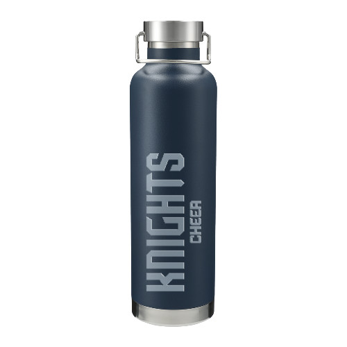  Thor Copper Vacuum Insulated Navy Bottle 32oz - FDU Knights Cheer Engraved